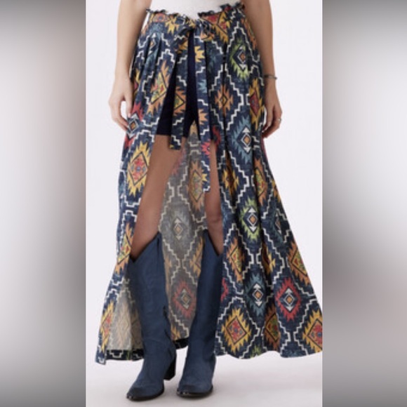 Double D Ranch Dresses & Skirts - Double D Ranch Pecos Blanket Wrap Skirt SZ XL